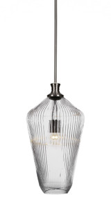 Carina 1 Light Small Stem Hung Pendant 20 Inch Tall by Toltec - 73-105-20-