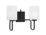 Sandia 2 Light Bath Vanity 9.75 Inch Tall and 14.25 Inch Length by Toltec - 6222-975-1425