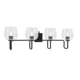 Sandia 4 Light Bath Vanity 11 Inch Tall and 37.5 Inch Length by Toltec - 6224-11-375