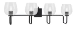 Sandia 4 Light Bath Vanity 11 Inch Tall and 37.5 Inch Length by Toltec - 6224-11-375