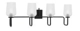 Sandia 4 Light Bath Vanity 12 Inch Tall and 35.75 Inch Length by Toltec - 6224-12-3575