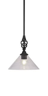 Elegante 1 Light Small Pendant 10.5 Inch Tall by Toltec - 80-10-105