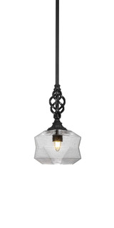 Elegante 1 Light Small Pendant 12.25 Inch Tall by Toltec - 80-875-1225