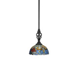 Elegante 1 Light Medium Pendant 12 Inch Tall by Toltec - 80-12-12