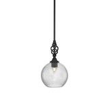 Elegante 1 Light Medium Pendant 18 Inch Tall by Toltec - 80-1375-18