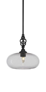 Elegante 1 Light Medium Pendant 13 Inch Wide by Toltec - 80-13-1225