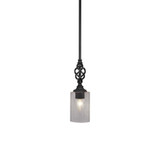 Elegante 1 Light Mini Pendant 12 Inch Tall by Toltec - 80-4-12-3