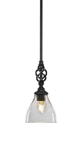Elegante 1 Light Steel Small Pendant 6.25 Inch Wide by Toltec - 80-625-115