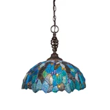 Elegante 1 Light Large Pendant 17 Inch Tall by Toltec - 82-16-17-