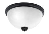 3 Light 16 Inch Wide Steel Flush Mount by Toltec - 826-MB-8