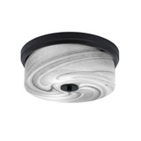 1 Light 14 Inch Wide Flush Mount by Toltec - 834-1455