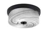 1 Light 14 Inch Wide Flush Mount by Toltec - 834-1455