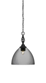 Elegante 1 Light Medium Pendant 19.25 Inch Tall by Toltec - 82-14-1925