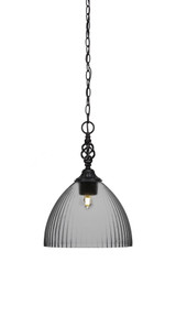 Elegante 1 Light Medium Pendant 19.25 Inch Tall by Toltec - 82-14-1925