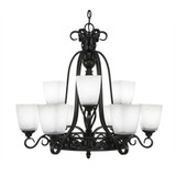 Elegante 9 Light Large Chandelier by Toltec 869-277527