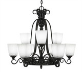 Elegante 9 Light Large Chandelier by Toltec 869-277527 - 869-277527