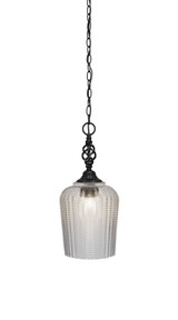 Elegante 1 Light Small Pendant 19.75 Inch Tall by Toltec - 82-27638
