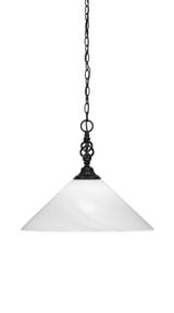 Elegante 1 Light Large Pendant 16 Inch Wide by Toltec - 82-16-1475