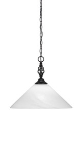 Elegante 1 Light Large Pendant 16 Inch Wide by Toltec - 82-16-1475