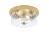 Two Light 12 Inches Wide Flush Mount by Toltec - 832-MB-0