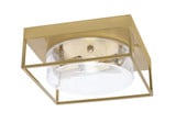 2 Light 12 Inches Wide Flush Mount by Toltec - 852-BN-0
