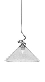 Capri 1 Light Large Stem Pendant 17.25 Inch Tall by Toltec - 900-161725