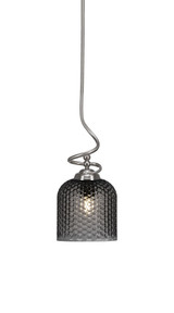 Capri 1 Light Small Stem Pendant 18 Inch Tall by Toltec - 900-718