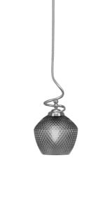 Capri 1 Light Small Stem Pendant 18.5 Inch Tall by Toltec - 900-9185