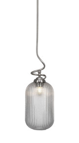 Capri 1 Light Small Stem Pendant 23.5 Inch Tall by Toltec - 900-825235