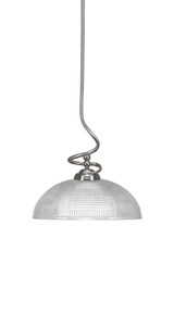 Capri 1 Light Medium Stem Pendant 15.5 Inch Tall by Toltec - 900-13155