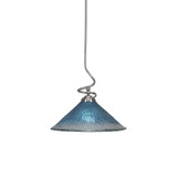 Capri 1 Light Large Stem Pendant 16.75 Inch Tall by Toltec - 900-161675