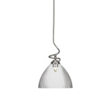 Capri 1 Light Small Stem Pendant 18.25 Inch Tall by Toltec - 900-10751825