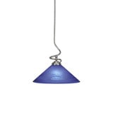 Capri 1 Light Large Stem Pendant 16.25 Inch Tall by Toltec - 900-161625