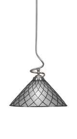 Capri 1 Light Large Stem Pendant 17 Inch Tall by Toltec - 900-1617