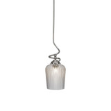 Capri 1 Light Small Stem Pendant 21.5 Inch Tall by Toltec - 900-9215