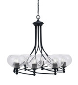 Capri 8 Light Large Chandelier by Toltec 908-MB-202 - 908-MB-202