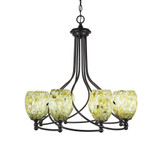 Capri 8 Light Large Chandelier by Toltec 908-26252575 - 908-26252575