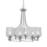 Capri 8 Light Medium Chandelier by Toltec 908-BN-4250