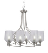 Capri 8 Light Medium Chandelier by Toltec 908-BN-4250 - 908-BN-4250