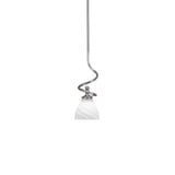 Capri 1 Light Small Stem Hung Pendant 16.75 Inch Tall by Toltec - 901-BN-4761