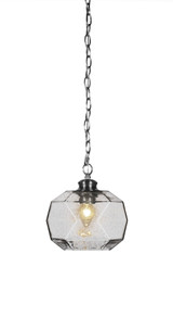Rocklin 1 Light Small Pendant 9 Inch Tall by Toltec - 92-9-9-