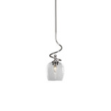 Capri 1 Light Small Stem Hung Pendant 16.5 Inch Tall by Toltec - 901-BN-4810