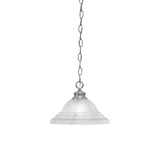 Chain 1 Light Medium Chain Hung Pendant 12 Inch Wide by Toltec - 92-BN-5931