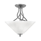 Capri 3 Light 16 Inch Wide Flush Mount by Toltec - 909-16-16