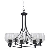 Capri 8 Light Large Chandelier by Toltec 908-MB-4810 - 908-MB-4810