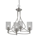 Capri 4 Light Small Chandelier by Toltec 904-BN-3009