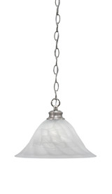 Chain 1 Light Medium Chain Hung Pendant 14 Inch Wide by Toltec - 92-BN-5731