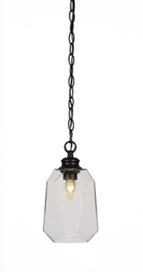 Rocklin 1 Light Small Pendant 11.75 Inch Tall by Toltec - 92-675-1175-
