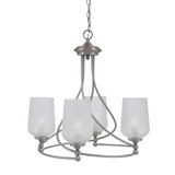 Capri 4 Light Medium Chandelier by Toltec 904-BN-4250