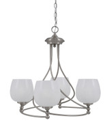 Capri 4 Light Medium Chandelier by Toltec 904-MB-4810 - 904-MB-4810